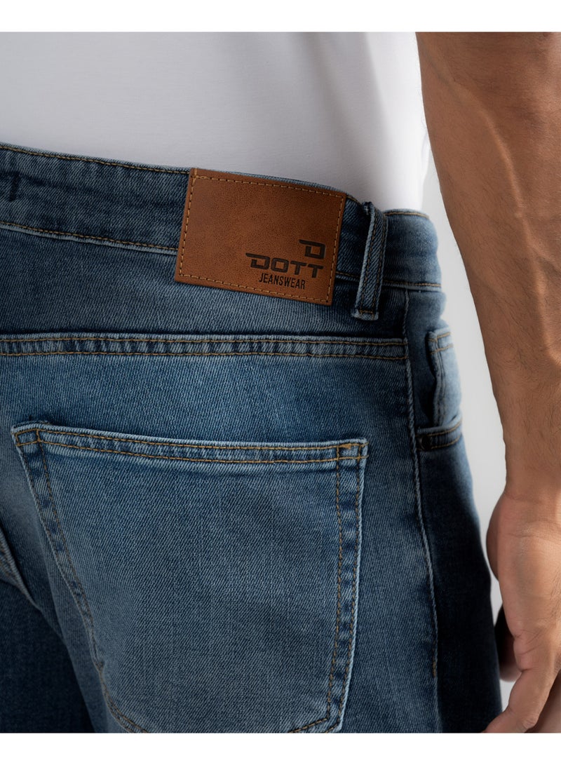 Dott Men’s Straight Fit Stretch Denim Jeans - Image 3
